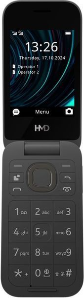 Мобільний телефон HMD 2660 4G FLIP DS Black 359997 фото