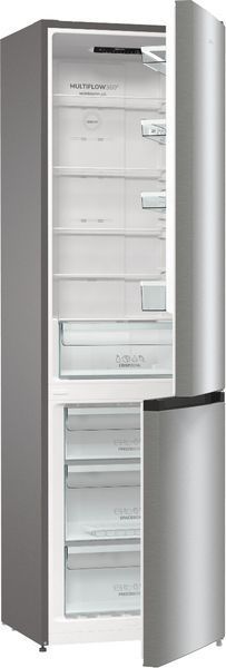 Холодильник з нижн. мороз. камерою Gorenje NRK6202EXL4 200х60х60см, 2 двері, 235( 96)л, А++, NoFrost+ , Зона св-ті, нержав 375755 фото