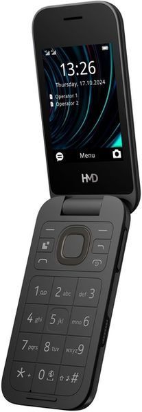 Мобільний телефон HMD 2660 4G FLIP DS Black 359997 фото