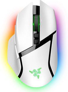 Миша Razer Basilisk V3 Pro, RGB, USB-A/WL/BT, білий (RZ01-04620200-R3G1) 375696 фото