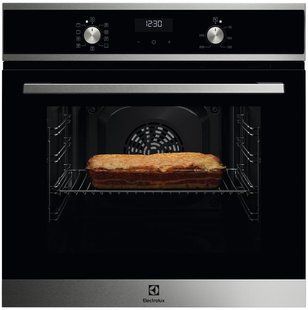 Духова шафа Electrolux електрична, 65л, A, дисплей, конвекція, чорний (EOF5H40BX) 366450 фото