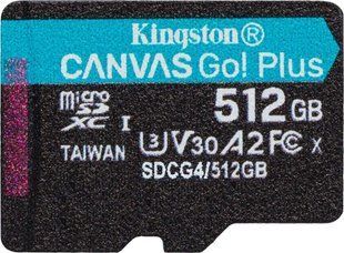 Карта пам'яті Kingston MicroSDXC 512GB Canvas Go Plus Gen4 200MB/s A2 U3 V30 (SDCG4/512GBSP) 376908 фото