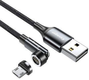 Кабель ESSAGER Victron 540 Rotate Magnetic USB Cable Micro 1M (EXCCXM-WC0G) Black 315308 фото