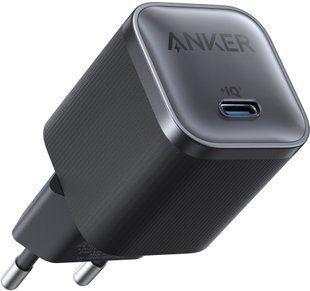 мережева зарядка ANKER Nano Charger - 45W USB-C (Чорний) 393280 фото