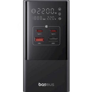 Зарядний Пристрій Baseus Power Combo Cube Power Strip 3xAC+2xUSB+2xType-C 30W (1.5m) (E00023606113-00) Black 295395 фото