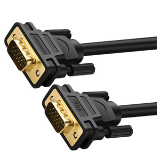 Кабель UGREEN VG101 VGA Male To Male Cable 3m (11631) Black 398489 фото