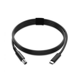 Кабель Type-C to DC 5.5*2.1 12V black 334954 фото