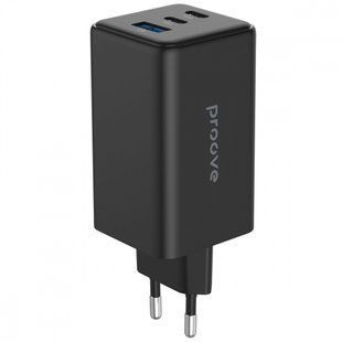 Зарядний Пристрій Proove Pocket GaN 100W (2Type-C + USB) (WCPG10012201) Black 337060 фото
