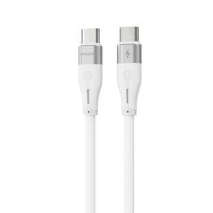 Кабель Proove Soft Silicone Type-C to Type-C 60W (1m) (CCSO60002202) White 286720 фото