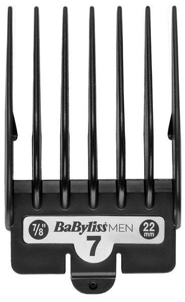 Машинка для стриження Babyliss, мережа+акум., вібраційний мотор, насадок-10, кейс, чохол, гребінець у компл., сталь, сірий (E996E) 366418 фото