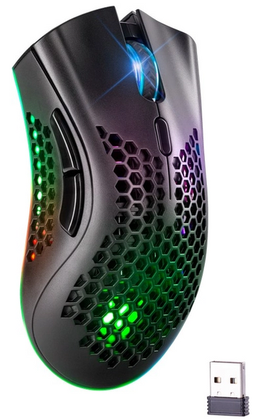 Миша DEFENDER Warlock GM-709L RGB, Black (52709) 306884 фото