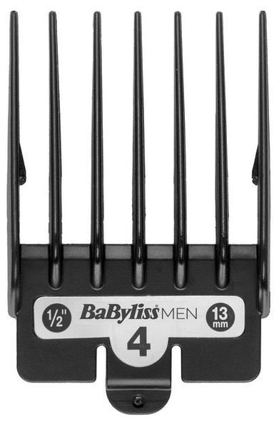 Машинка для стриження Babyliss, мережа+акум., вібраційний мотор, насадок-10, кейс, чохол, гребінець у компл., сталь, сірий (E996E) 366418 фото