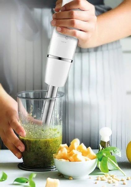 Блендер Tefal заглибний Infiny Force 1000Вт, 4в1, білий (HB944138) 370433 фото