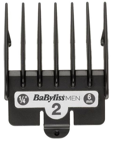 Машинка для стриження Babyliss, мережа+акум., вібраційний мотор, насадок-10, кейс, чохол, гребінець у компл., сталь, сірий (E996E) 366418 фото