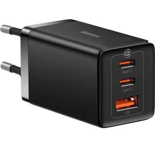 Зарядний Пристрій Baseus GaN5 Pro 65W 2C+U (CCGP120201) Чорний 267047 фото