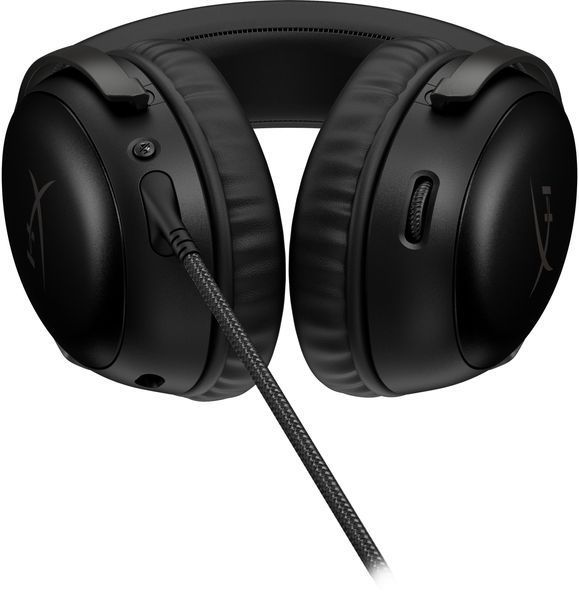 Гарнітура ігрова HyperX Cloud III, mini-jack/USB-A/USB-C, 1.2м/1.3м, чорний (727A8AA) 367198 фото