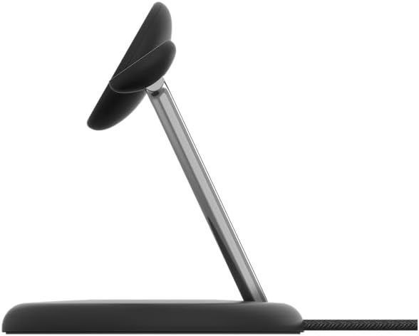 Зарядний пристрій бездротовий Belkin 3в1 Magnetic Adjustable Pad Qi2 15Вт, чорний (WIZ023VFBK) 371158 фото