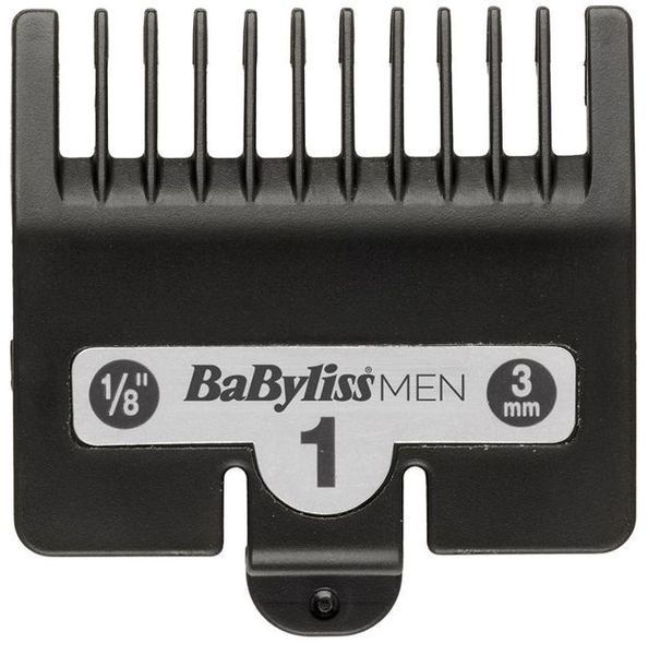 Машинка для стриження Babyliss, мережа+акум., вібраційний мотор, насадок-10, кейс, чохол, гребінець у компл., сталь, сірий (E996E) 366418 фото