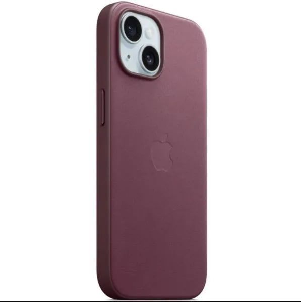 Чохол-накладка Apple iPhone 15 Plus FineWoven Case with MagSafe - Mulberry (MT4A3) 284790 фото