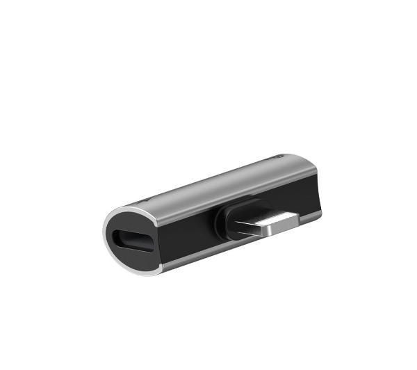 Адаптер Baseus iP Male To Dual IP Female Adapter L46 (CAL46-S1) Black/Silver 255228 фото