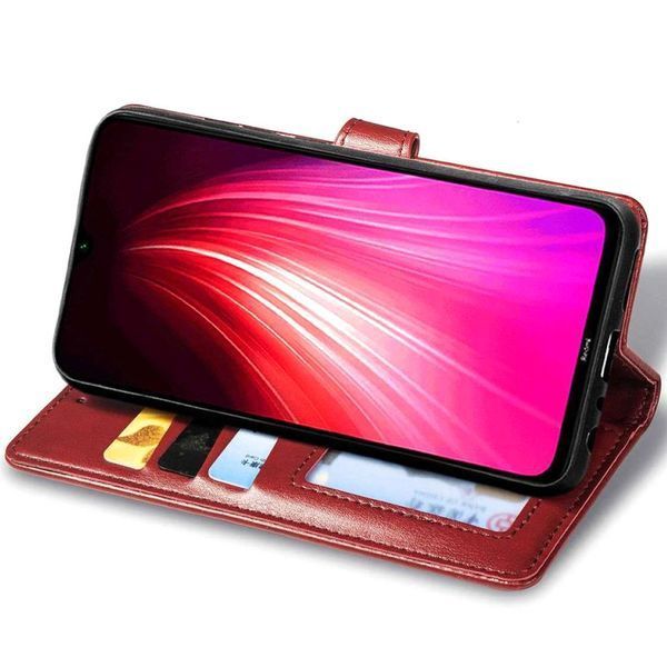 Шкіряний чохол книжка GETMAN Gallant (PU) для Xiaomi Poco X3 NFC / Poco X3 Pro Червоний 203226 фото