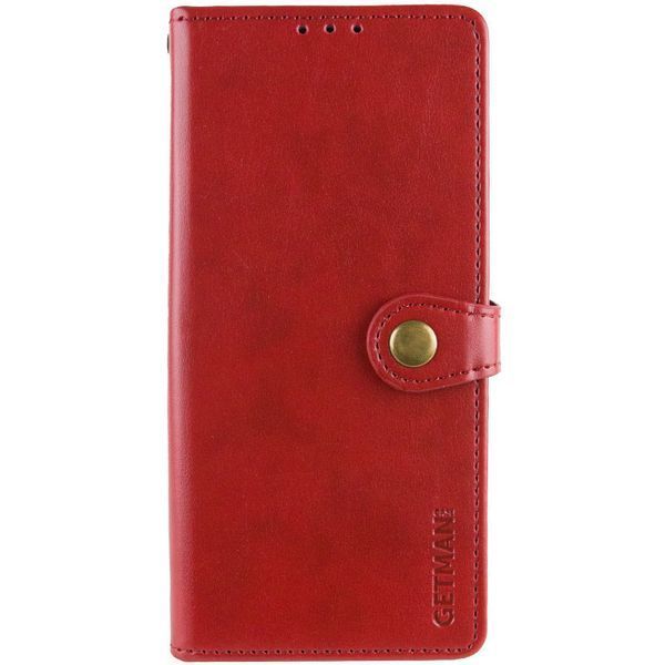 Шкіряний чохол книжка GETMAN Gallant (PU) для Samsung Galaxy S24 Ultra Червоний 284409 фото