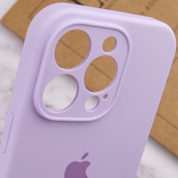 Чохол Silicone Case Full Camera Protective (AA) для Apple iPhone 15 Pro (6.1") Бузковий / Lilac 280233 фото