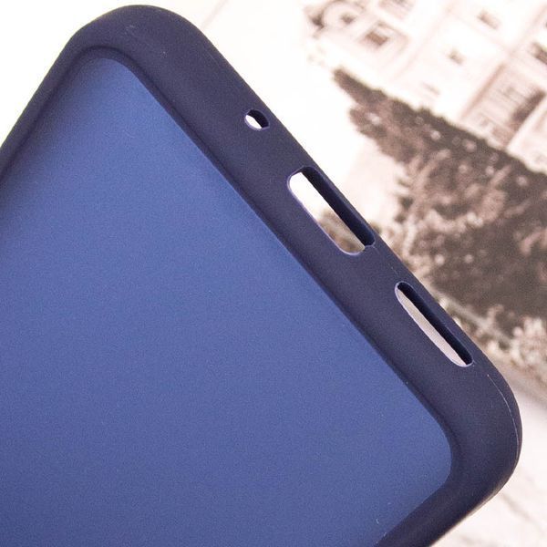 Чохол TPU+PC Lyon Frosted для Xiaomi Redmi 9C Navy Blue 273453 фото