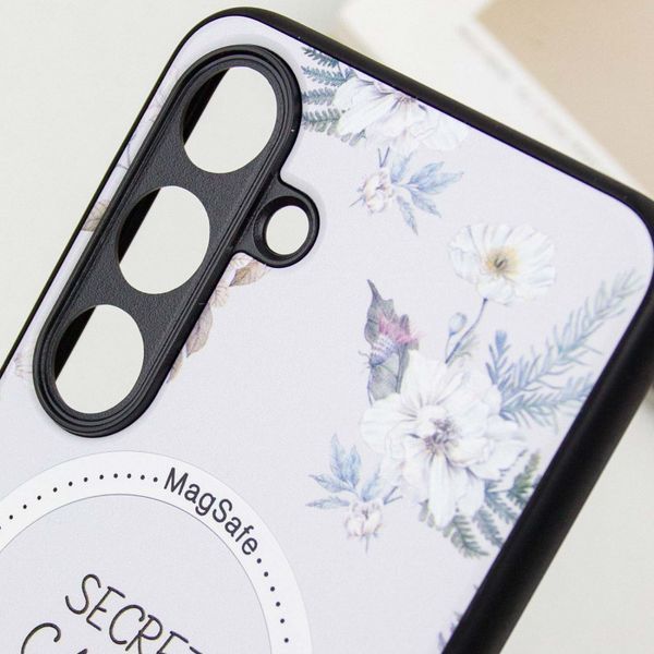 TPU+PC чохол Secret Garden with MagFit для Samsung Galaxy S23 FE White 327092 фото