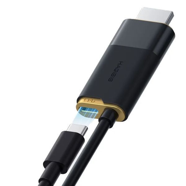 Кабель (перехідник) Xiaomi HAGiBiS USB-C на HDMI 2.1 8K@60Hz / Type-C 100W PD / 2m (SWC10) 359892 фото