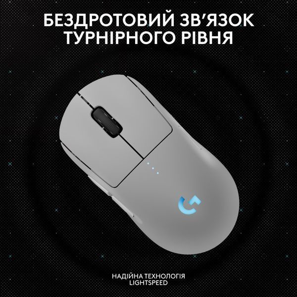 Миша LOGITECH G PRO 2 Wireless LIGHTSPEED - WHITE (L910-007302) 354505 фото