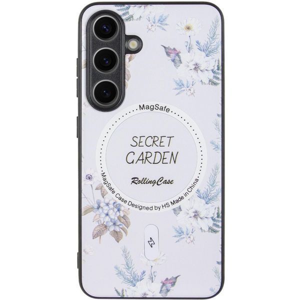 TPU+PC чохол Secret Garden with MagFit для Samsung Galaxy S23 FE White 327092 фото