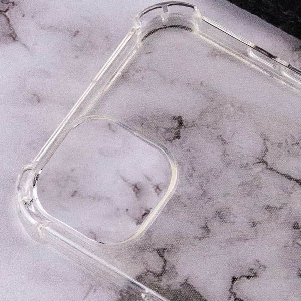 TPU чохол GETMAN Ease logo посилені кути для Apple iPhone 13 (6.1") Безбарвний (прозорий) 215276 фото