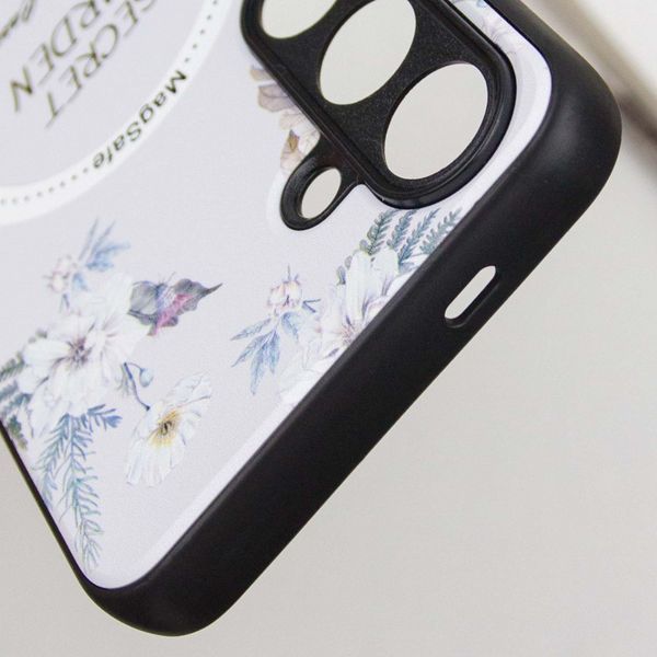 TPU+PC чохол Secret Garden with MagFit для Samsung Galaxy S23 FE White 327092 фото