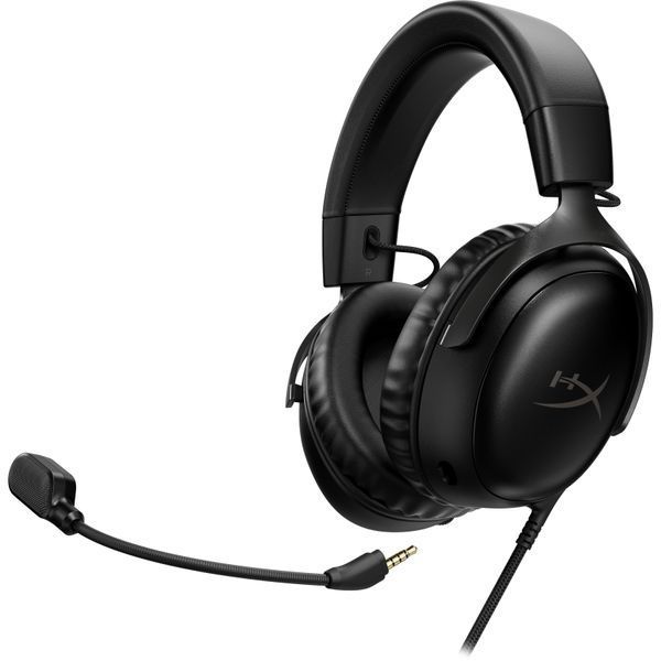 Гарнітура ігрова HyperX Cloud III, mini-jack/USB-A/USB-C, 1.2м/1.3м, чорний (727A8AA) 367198 фото