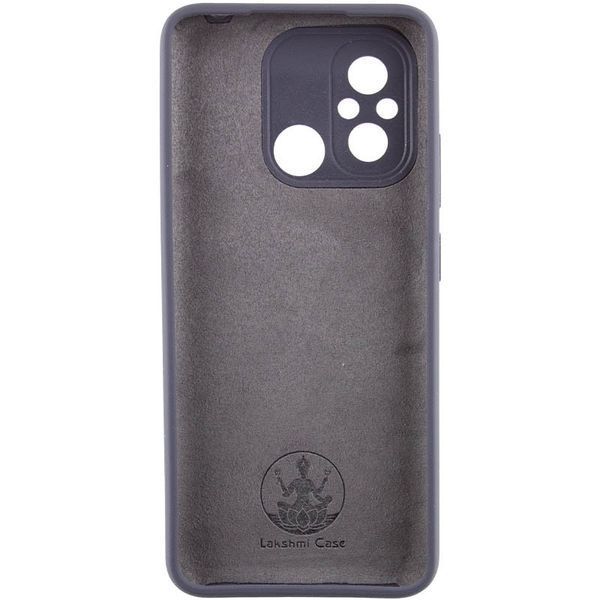 Чохол Silicone Cover Lakshmi Full Camera (AAA) для Xiaomi Redmi 12C Сірий / Dark Gray 271872 фото