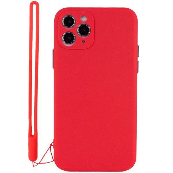 Чехол TPU Square Full Camera для Apple iPhone 11 Pro (5.8") Красный 204433 фото