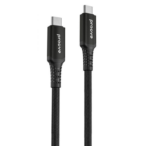 Кабель Proove Speed Line Type-C To Type С 240W USB 4.0 (1m) (CCSL60002201) Black 316276 фото