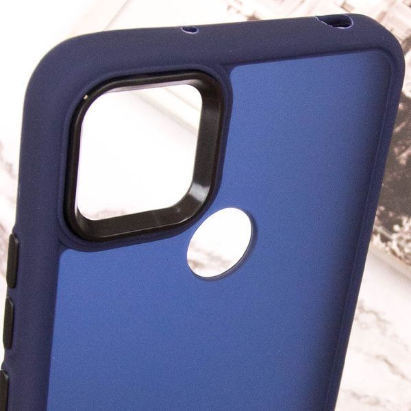 Чохол TPU+PC Lyon Frosted для Xiaomi Redmi 9C Navy Blue 273453 фото