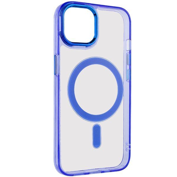 Чохол TPU Iris with MagSafe для Apple iPhone 12 Pro Max (6.7") Синій 272112 фото