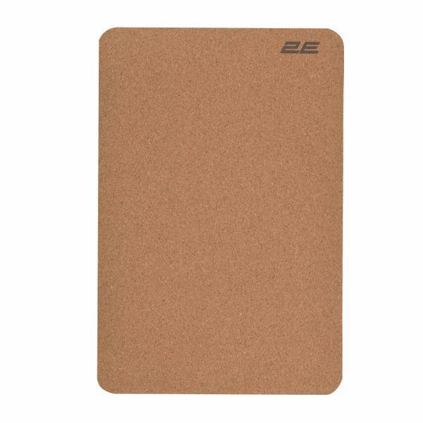 Килимок для миші 2E CORK, S(300x200x2мм), коричневий (2E-PAD-S-CORK) 365276 фото
