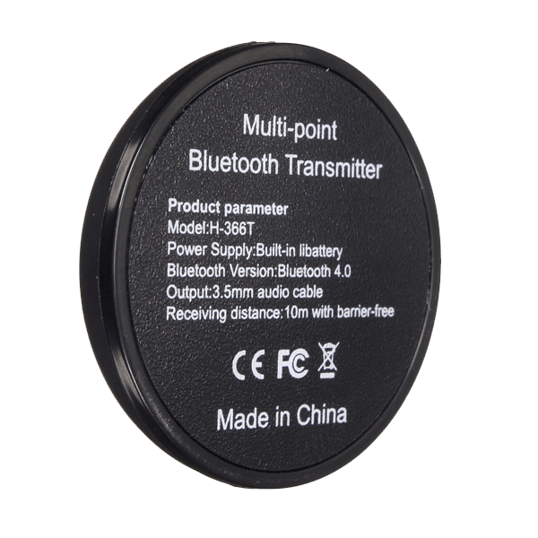 Гарнитура bluetooth Transmitter Multi-point Black 66716 фото