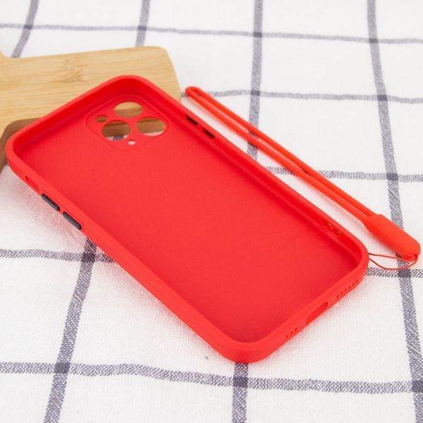 Чехол TPU Square Full Camera для Apple iPhone 11 Pro (5.8") Красный 204433 фото