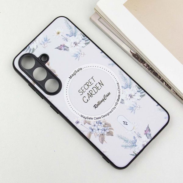 TPU+PC чохол Secret Garden with MagFit для Samsung Galaxy S23 FE White 327092 фото