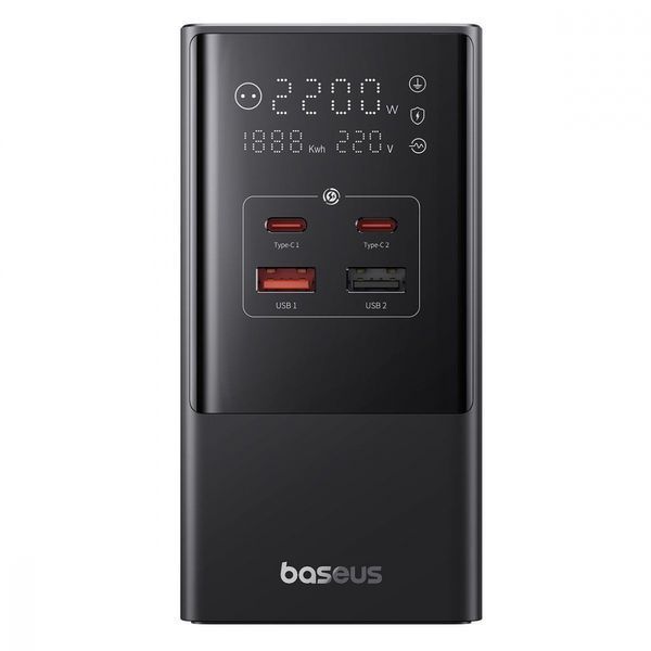 Зарядний Пристрій Baseus Power Combo Cube Power Strip 3xAC+2xUSB+2xType-C 30W (1.5m) (E00023606113-00) Black 295395 фото