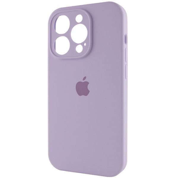 Чохол Silicone Case Full Camera Protective (AA) для Apple iPhone 15 Pro (6.1") Бузковий / Lilac 280233 фото