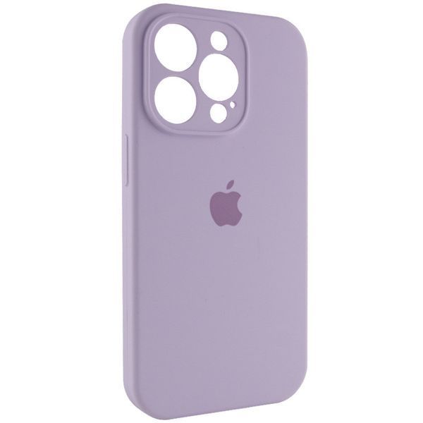 Чохол Silicone Case Full Camera Protective (AA) для Apple iPhone 15 Pro (6.1") Бузковий / Lilac 280233 фото