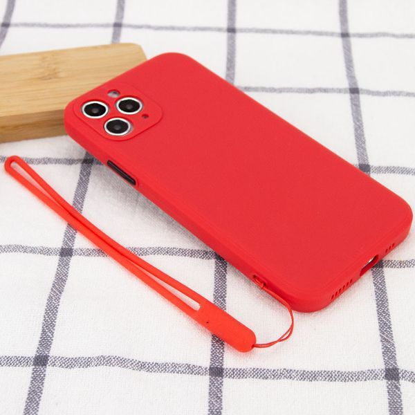 Чехол TPU Square Full Camera для Apple iPhone 11 Pro (5.8") Красный 204433 фото