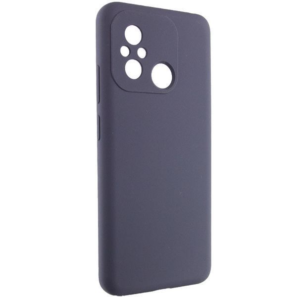Чохол Silicone Cover Lakshmi Full Camera (AAA) для Xiaomi Redmi 12C Сірий / Dark Gray 271872 фото