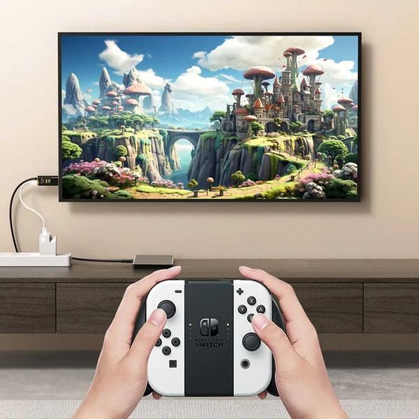 Кабель (перехідник) Xiaomi HAGiBiS USB-C на HDMI 2.1 8K@60Hz / Type-C 100W PD / 2m (SWC10) 359892 фото